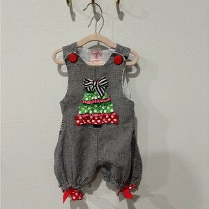 Mudpie Christmas romper